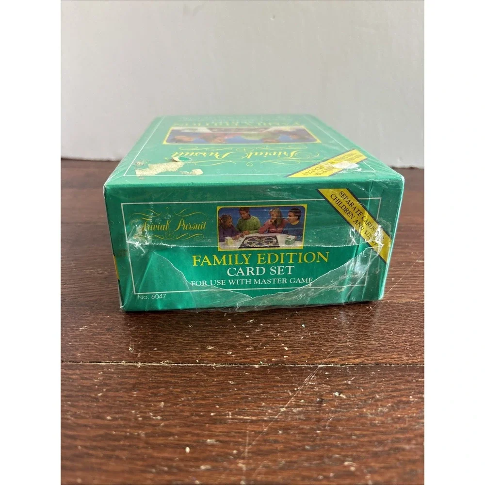 Trivial Pursuit Family Edition Supplemental Card Set~Parker Brothers #6047~ 1992